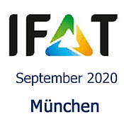 Die IFAT 2020 wurde leider abgesagt, die nächste findet nun erst 2022 statt. 