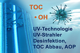 UV-Technologie (Desinfektion, Restozonabbau, TOC, AOP